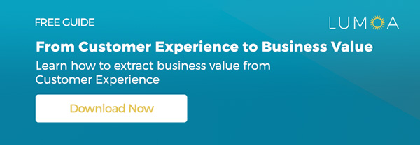 Customer Experience to Business Value 600 - Lumoa