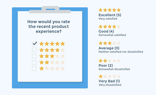 How a CSAT survey can look like